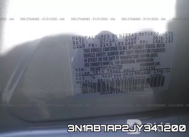 3N1AB7AP2JY347200 фото 10