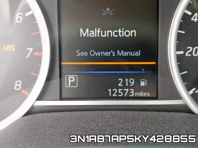 3N1AB7AP5KY428855 фото 9