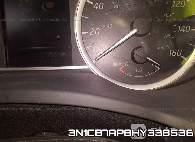 3N1CB7AP8HY338536 фото 8