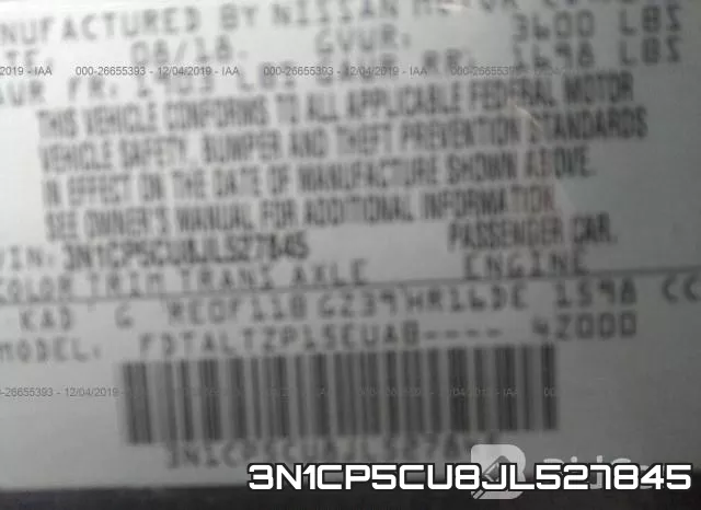 3N1CP5CU8JL527845 фото 10