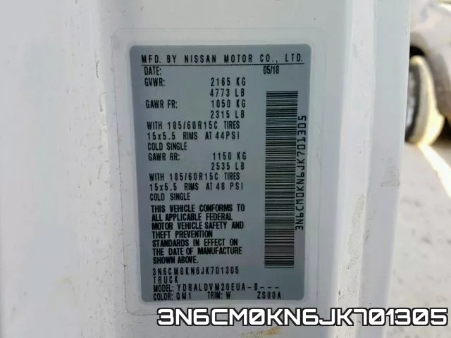 3N6CM0KN6JK701305 фото 2