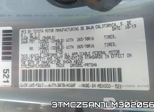 3TMCZ5AN7LM302056 фото 10
