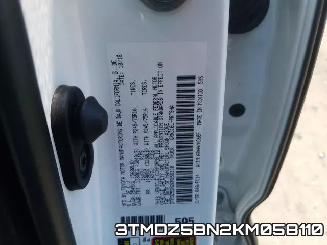 3TMDZ5BN2KM058110 фото 2