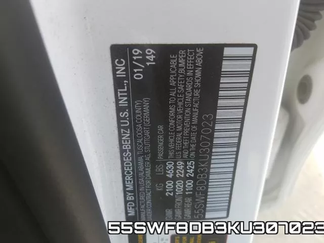 55SWF8DB3KU307023 фото 2