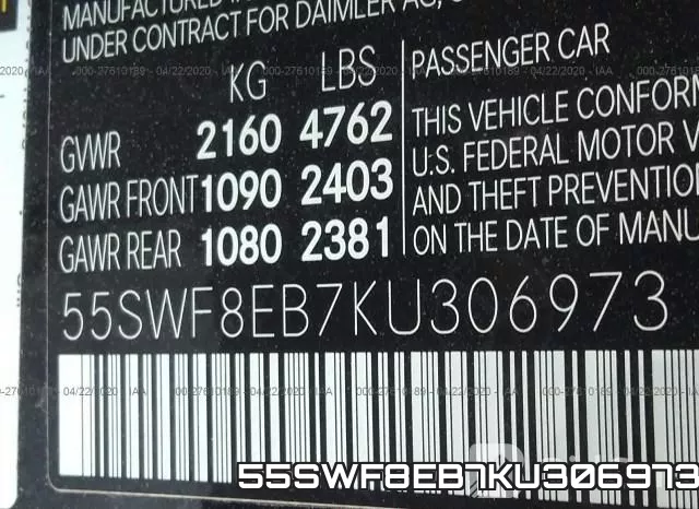 55SWF8EB7KU306973 фото 10