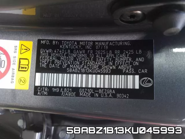 58ABZ1B13KU045993 фото 2