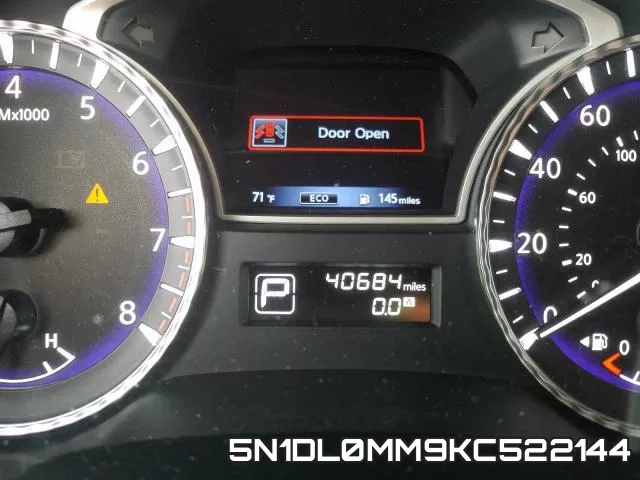 5N1DL0MM9KC522144 фото 9