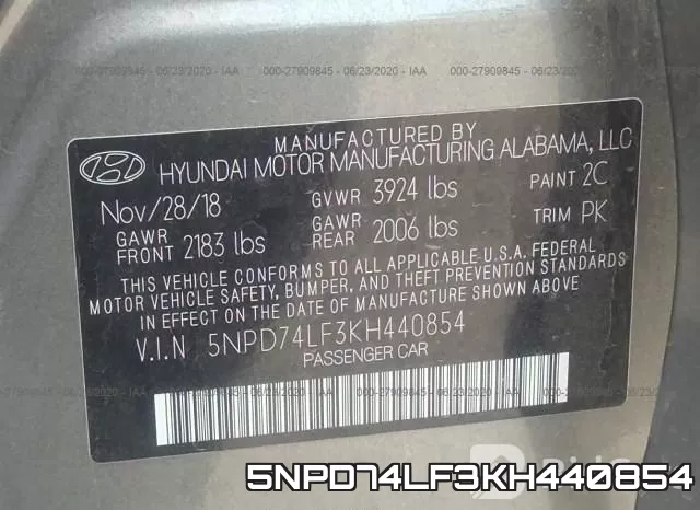5NPD74LF3KH440854 фото 10