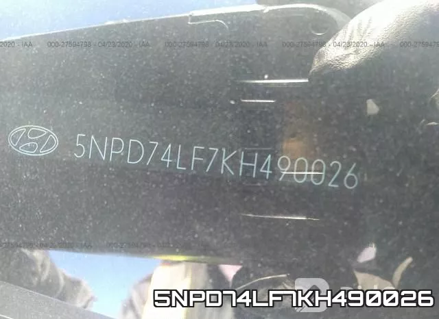 5NPD74LF7KH490026 фото 10
