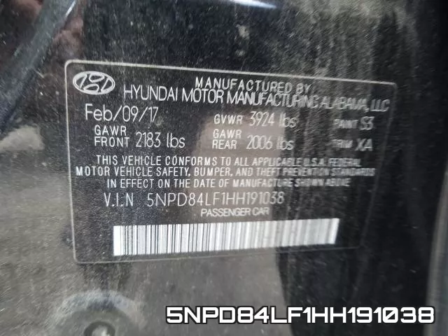 5NPD84LF1HH191038 фото 2