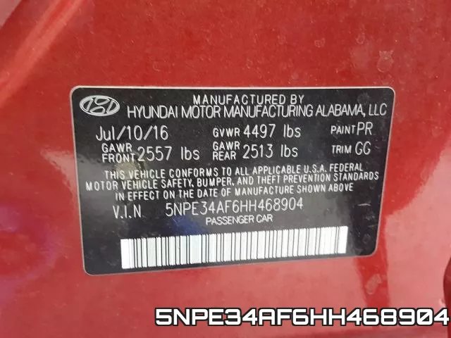 5NPE34AF6HH468904 фото 2