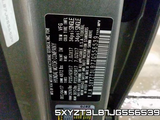 5XYZT3LB7JG556539 фото 2