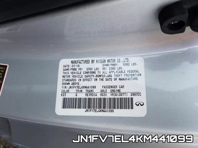 JN1FV7EL4KM441099 фото 2