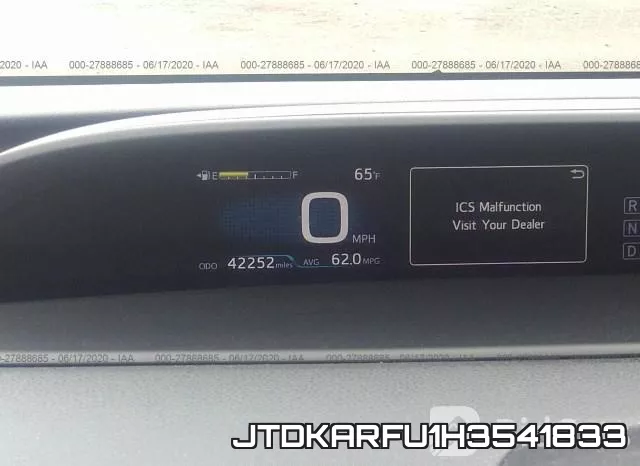 JTDKARFU1H3541833 фото 8