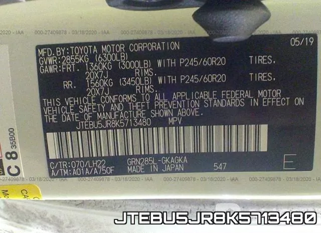 JTEBU5JR8K5713480 фото 10