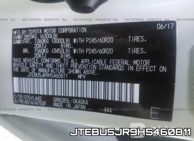 JTEBU5JR9H5460811 фото 10