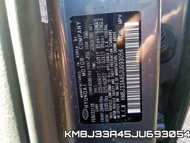 KM8J33A45JU693054 фото 2