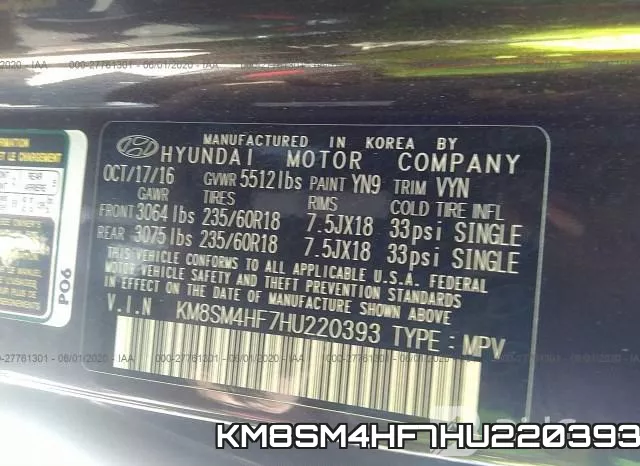KM8SM4HF7HU220393 фото 10