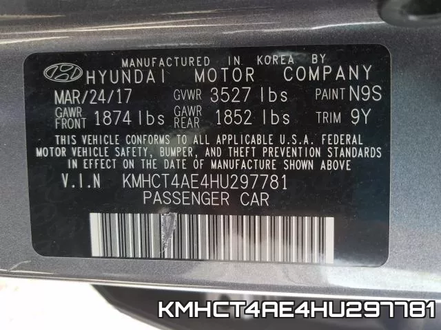 KMHCT4AE4HU297781 фото 2