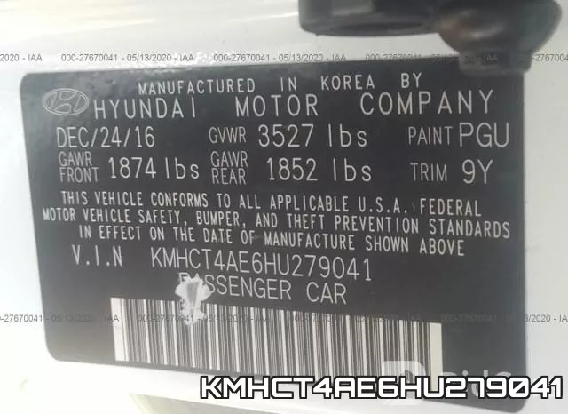 KMHCT4AE6HU279041 фото 10