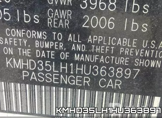 KMHD35LH1HU363897 фото 10