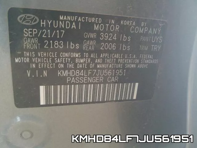 KMHD84LF7JU561951 фото 2