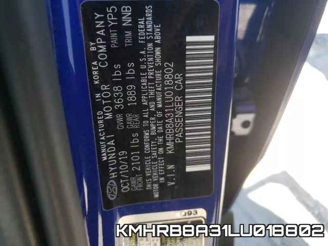 KMHRB8A31LU018802 фото 2