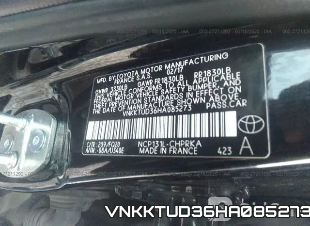 VNKKTUD36HA085273 фото 10