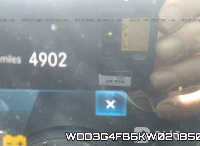 WDD3G4FB6KW027850 фото 8