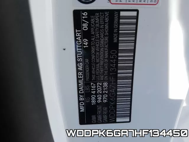WDDPK6GA7HF134450 фото 2