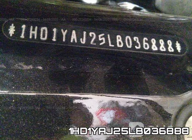 1HD1YAJ25LB036888 фото 2