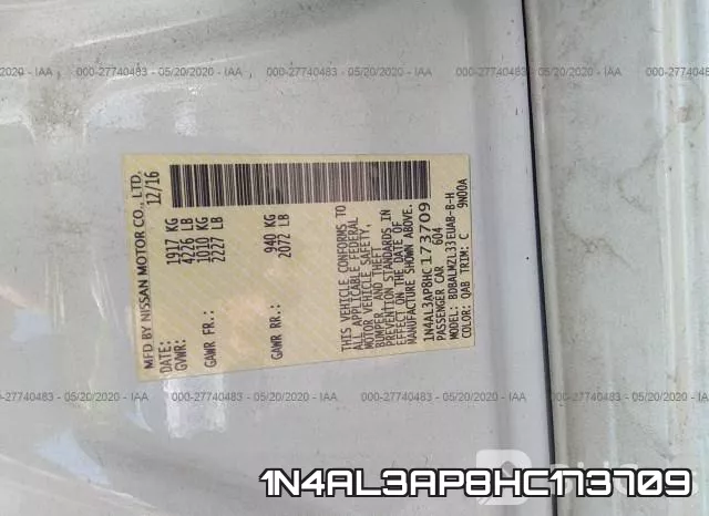 1N4AL3AP8HC173709 фото 10