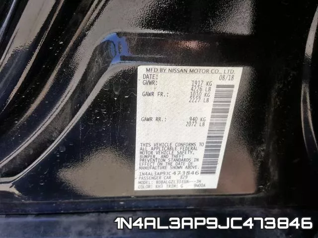 1N4AL3AP9JC473846 фото 2