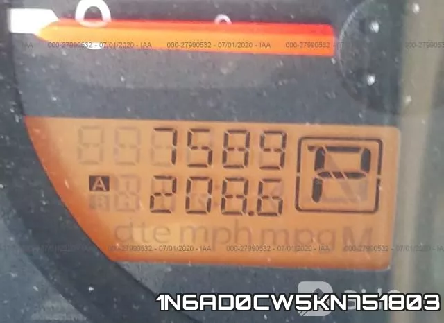 1N6AD0CW5KN751803 фото 8