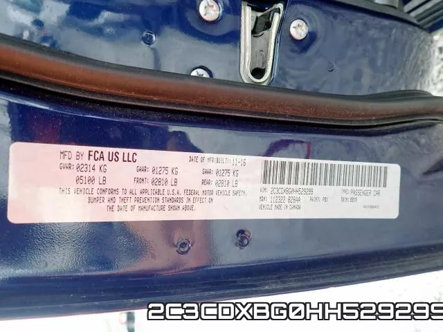 2C3CDXBG0HH529299 фото 2
