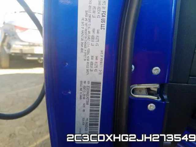 2C3CDXHG2JH273549 фото 2