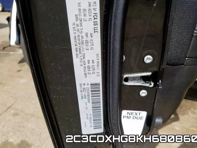 2C3CDXHG8KH680860 фото 2