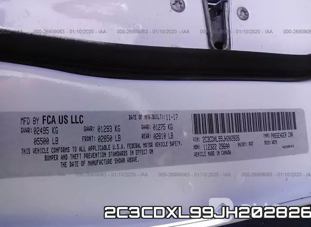 2C3CDXL99JH202826 фото 10