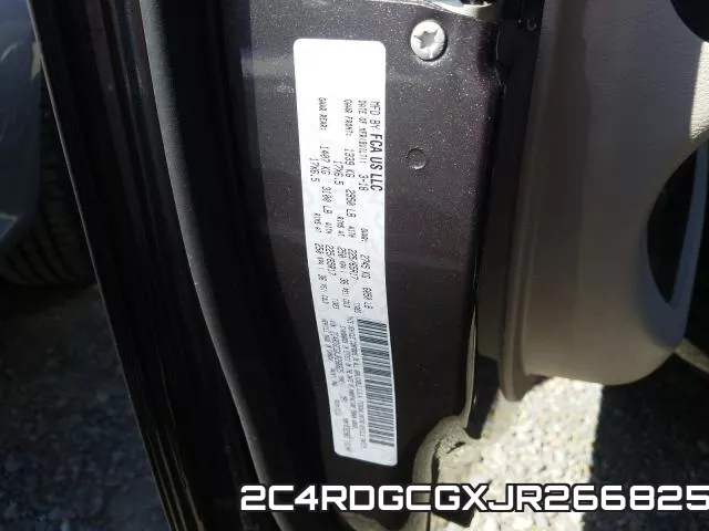 2C4RDGCGXJR266825 фото 2