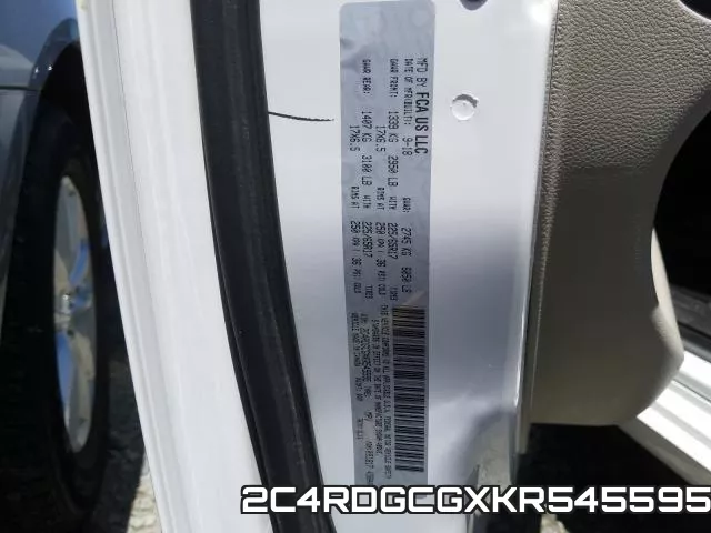 2C4RDGCGXKR545595 фото 2
