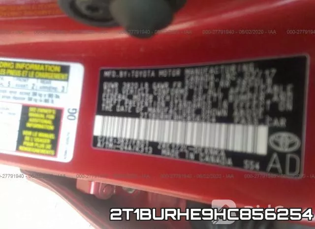 2T1BURHE9HC856254 фото 10