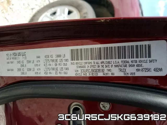 3C6UR5CJ5KG639182 фото 2