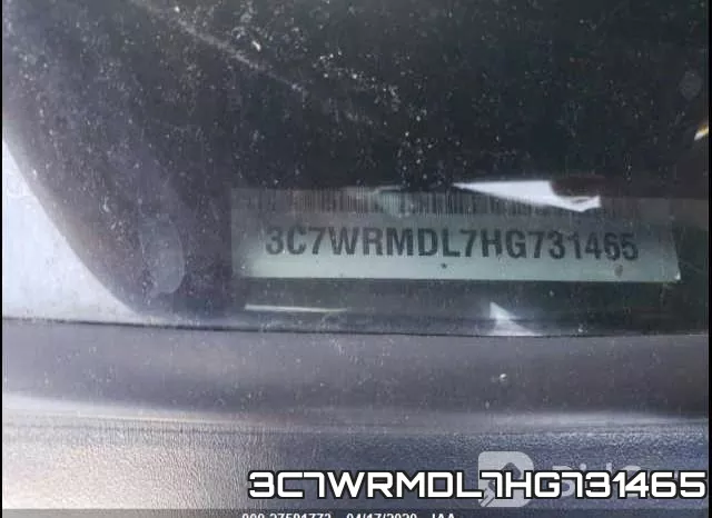3C7WRMDL7HG731465 фото 2