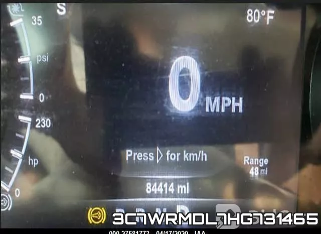 3C7WRMDL7HG731465 фото 7