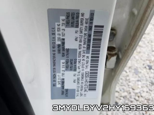 3MYDLBYV2HY169363 фото 2