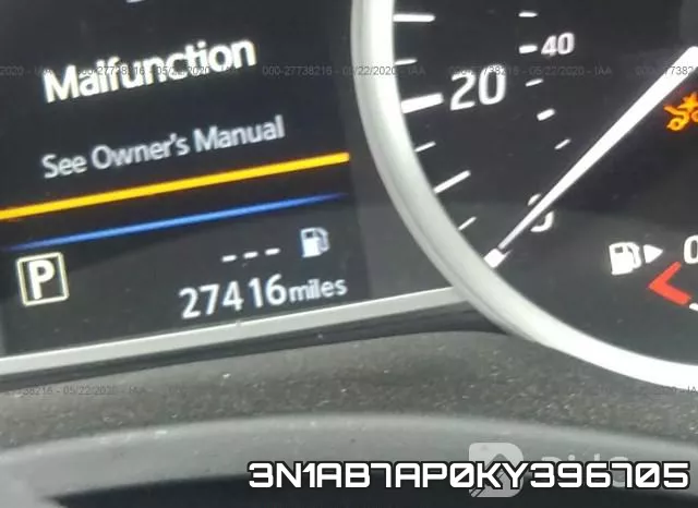 3N1AB7AP0KY396705 фото 8