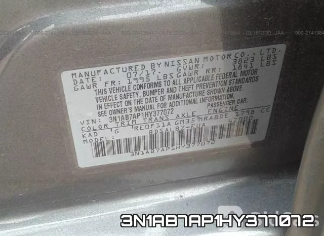 3N1AB7AP1HY377072 фото 10