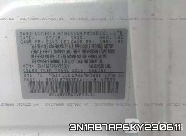 3N1AB7AP6KY230611 фото 10