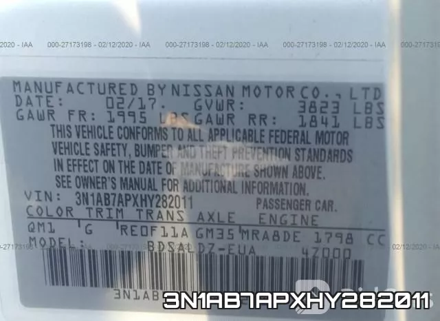 3N1AB7APXHY282011 фото 10