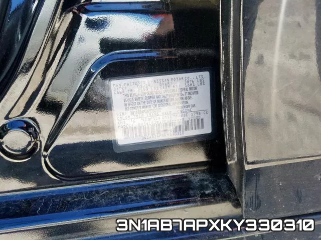 3N1AB7APXKY330310 фото 2